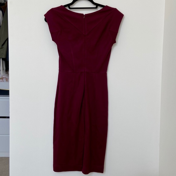 Beautiful Burgundy Dress - Picture 2 of 3